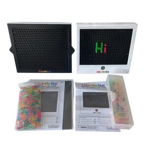 Lite Brite with Storage Case and Pegs - Lot of 2